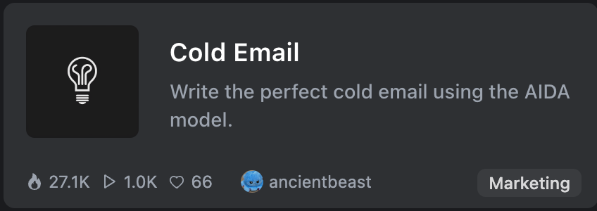 cold email